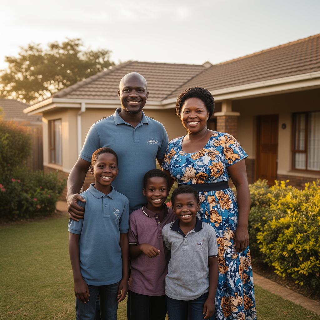 Sipho & Family, Hop & Go driver in Soweto